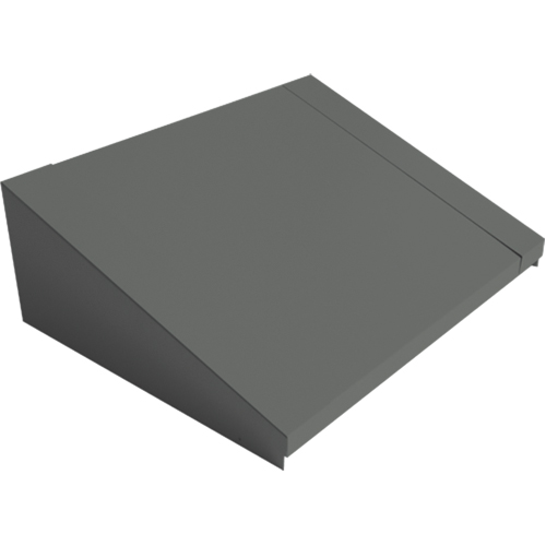 Dessus inclin&eacute; pour casiers robustes enti&egrave;rement soud&eacute; Concorde, Bloc de 2, 18" p x 24" la x 6" ha, Acier Equipment World