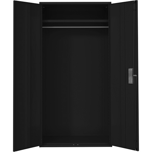 Armoire garde-robe, Acier, 36" la x 18" p x 72" h, Noir Equipment World