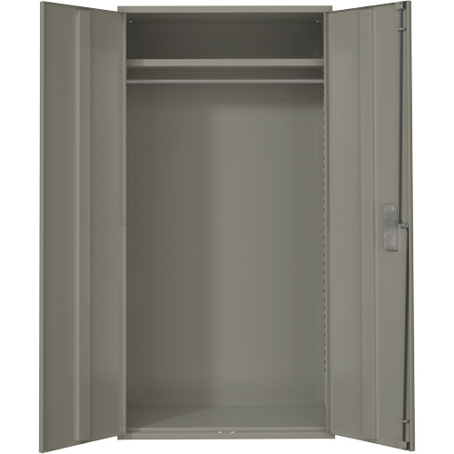 Armoire garde-robe, Acier, 36" la x 18" p x 72" h, Gris Equipment World