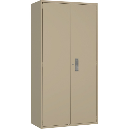 Armoire garde-robe, Acier, 36" la x 18" p x 72" h, Beige Equipment World