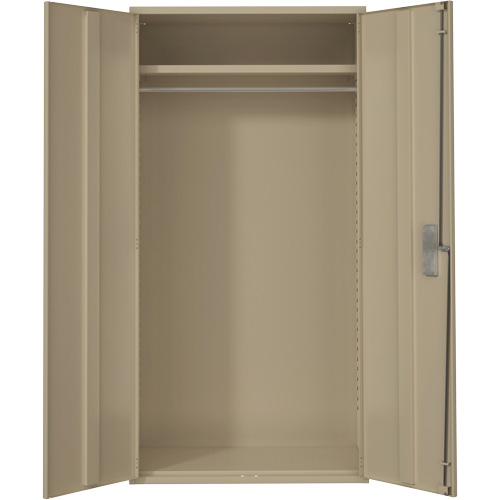Armoire garde-robe, Acier, 36" la x 18" p x 72" h, Beige Equipment World