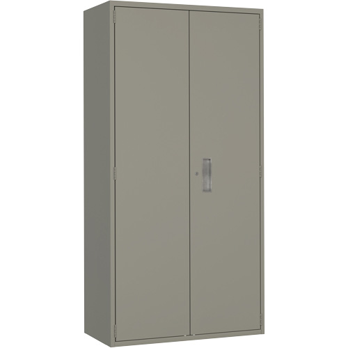 Armoire de rangements combin&eacute;s, Acier, 6 Tablettes, 72" h x 36" la x 18" P, Gris Equipment World