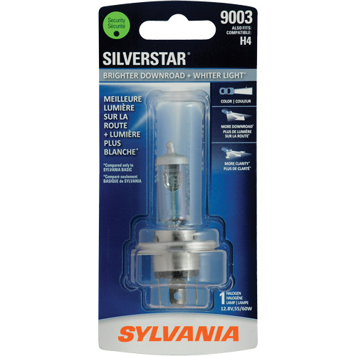 9003 SilverStar&reg; Ultra Headlight Bulb, Halogen, 60 W, White Equipment World