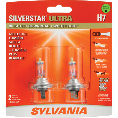 H7 SilverStar&reg; Ultra Headlight Bulb, Halogen, 56 W, Off White Equipment World