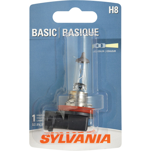 H8 Basic Headlight Bulb, Halogen, 35 W, Off White Equipment World