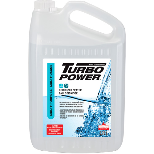 Turbo Power Multi-Purpose Deionized Water, Jug Equipment World