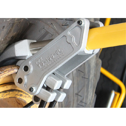 D&eacute;monte-talons hydraulique OTR pour pneu g&eacute;ant s&eacute;rie Pro Equipment World