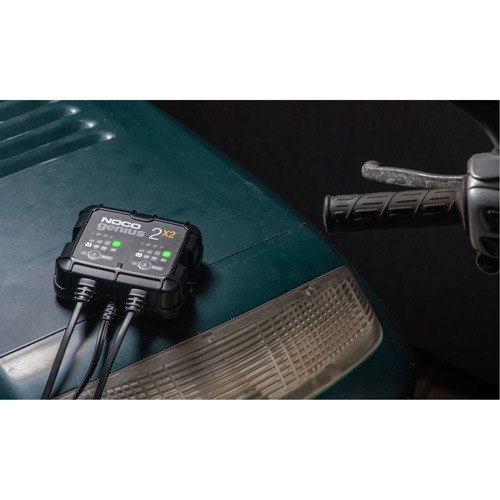 Chargeur de batterie 2 sorties de 4 A Genius 2X2 Equipment World