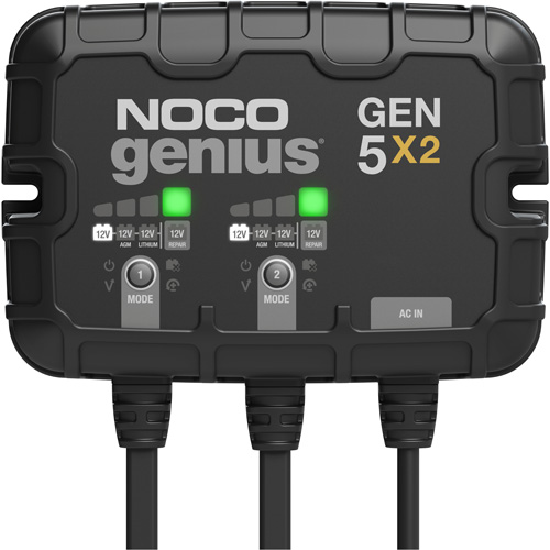Genius&reg; Gen5X2 2-Bank, 10-Amp On-Board Battery Charger Equipment World