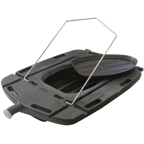 Bac de vidange d'huile pour camion &agrave; profil bas avec couvercle Equipment World