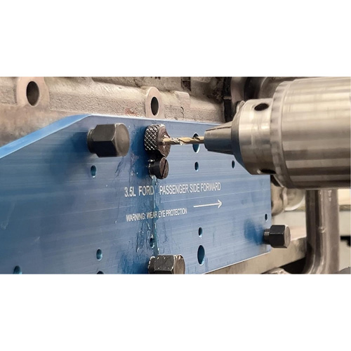 Manifold Drill Template for Ford 3.5L Ecoboost Equipment World
