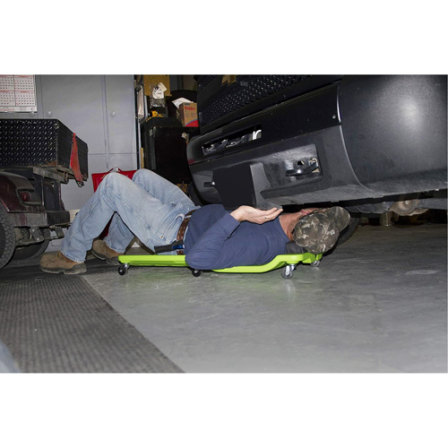 Neon Green Low Profile Plastic Creeper Equipment World