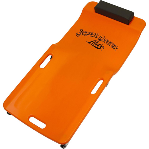 Neon Orange Low Profile Plastic Creeper Equipment World
