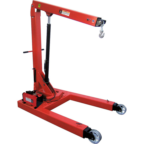 Air Hydraulic Floor Crane, 6000 lbs. (3 tons) Capacity Equipment World