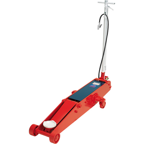 Floor Jack, 10 Ton(s) Capacity, 6-1/8" Lowered, 27-1/4" Raised, Air Hydraulic Equipment World