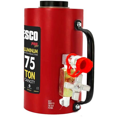 Heavy-Duty Hydraulic Cylinder, 6" Stroke, 75 Ton(s) Capacity, 10000 PSI Equipment World