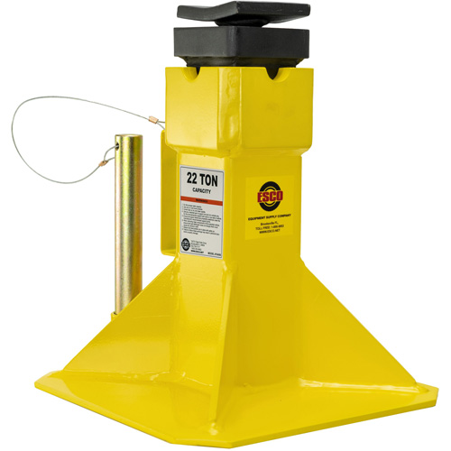 Jack Stands with Adjustable Screw Top Saddle, Locking Pin, 15-1/2" - 20-1/2" H Equipment World