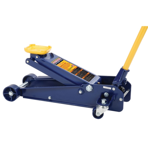 Service Jack, 2 Ton(s) Capacity, 4-1/2" Lowered, 20-1/4" Raised, Manual Hydraulic Equipment World