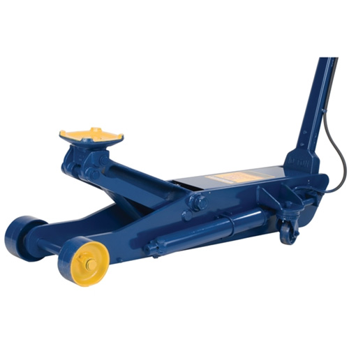 Long Chassis Service Jack, 10 Ton(s) Capacity, 6-3/4" Lowered, 25-1/2" Raised, Air Hydraulic Equipment World