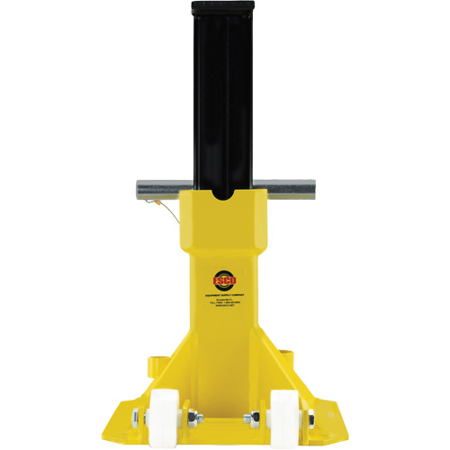 EZ-Wheel Jack Stand, Locking Pin, 22 Tons Capacity, 13-1/2" - 20" H Equipment World