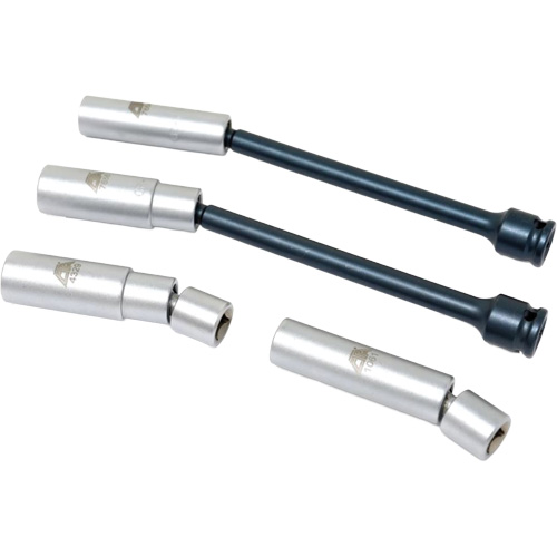 4-Piece Euro Spark Plug Swivel Socket Set, 3/8" Drive Equipment World