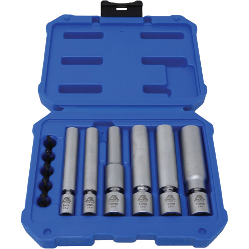 6-Piece Spark Plug & Glow Plug Socket Set Equipment World