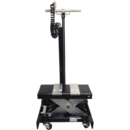 Low Profile Floor Service Jack, 12 Ton(s) Capacity, 7-1/2" Lowered, 15" Raised, Air Hydraulic Equipment World
