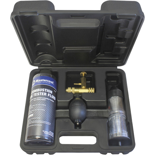 Trousse pour testeur de fuite de gaz de combustion avec adaptateur pour capuchon de test Equipment World