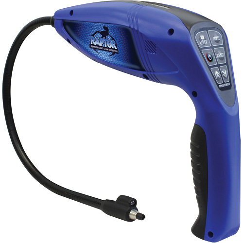 D&eacute;tecteur de fuite de r&eacute;frig&eacute;rant Raptor avec lumi&egrave;re UV bleue Equipment World