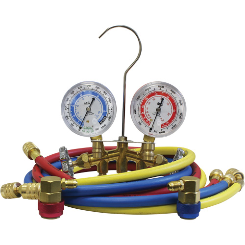 Automotive Manifold Gauge Set with Economy Couplers Equipment World