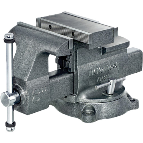 KT4800 Professional Reversible Mechanics Vise, 8" Jaw Width, 4-7/8" Throat Depth, Swivel Base Equipment World