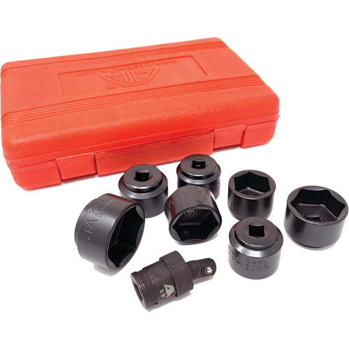 8 Pc. Extra-Low-Profile Oil Filter Socket Set Equipment World