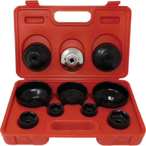 10 Pc. Oil Filter Wrench Kit Equipment World