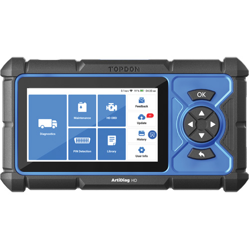 ArtiDiag HD 5" Heavy-Duty Scan Tool with Service Functions Equipment World