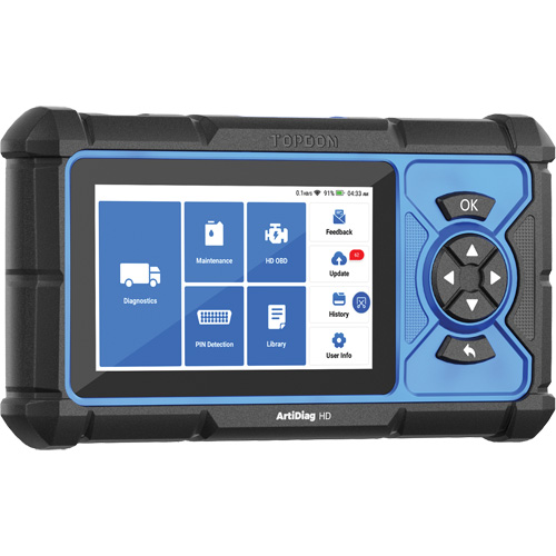 ArtiDiag HD 5" Heavy-Duty Scan Tool with Service Functions Equipment World