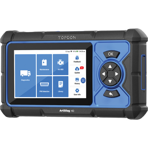 ArtiDiag HD 5" Heavy-Duty Scan Tool with Service Functions Equipment World