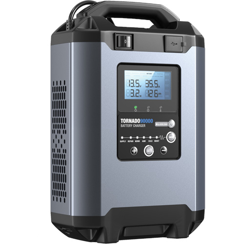Tornado90000 90A Stable Power Supply & Smart Charger 12V/24V Equipment World