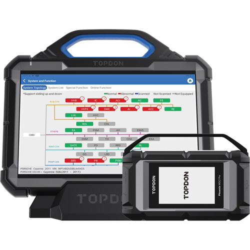 Phoenix Max Basic 13.3" OE-Level Scan Tool, Docking Station, & Cloud-Based Programming Equipment World