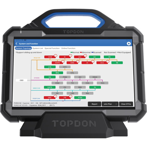Phoenix Max with Scope 13.3" OE-Level Scan Tool, Docking Station & 4 Channel Oscilloscope Equipment World