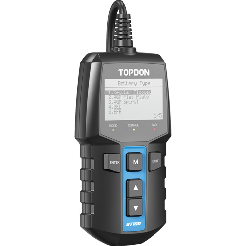 Testeur de batterie 12?V et de syst&egrave;mes BT100 Equipment World