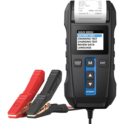 BT300P Battery, Charging & Cranking System Tester with Printer Equipment World