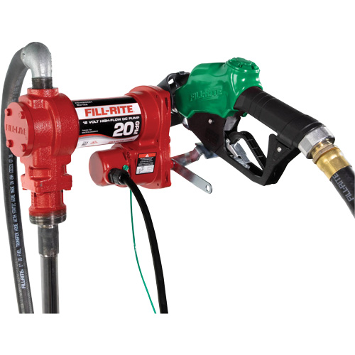 12V Fuel Transfer Pump with Nozzle Equipment World