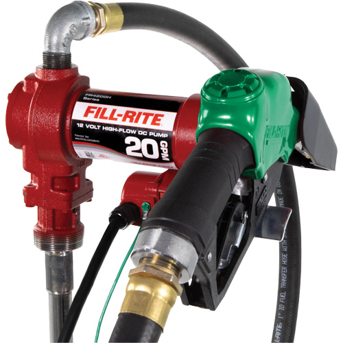 12V Fuel Transfer Pump with Nozzle Equipment World