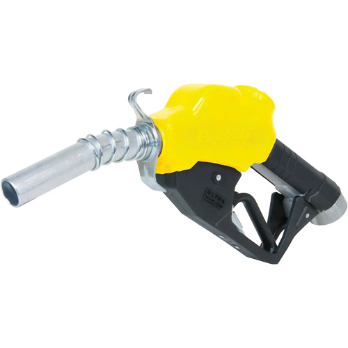 Yellow Ultra High-Flow Automatic Diesel Spout Nozzle Equipment World