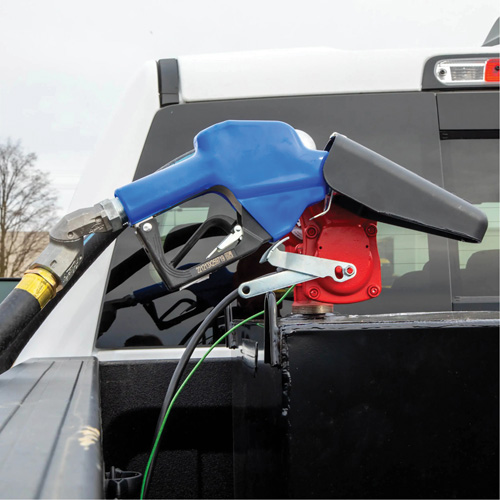 Blue Cold Weather Automatic Diesel Spout Nozzle Equipment World