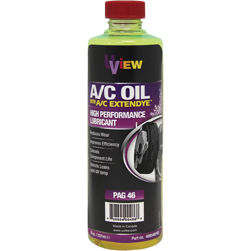 PAG 46 Oil with A/C ExtenDye, 237 ml, Bottle Equipment World