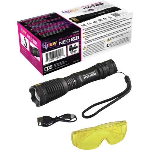 UView&reg; Phazer NEO 395 Rechargeable UV Leak Detection Light Equipment World