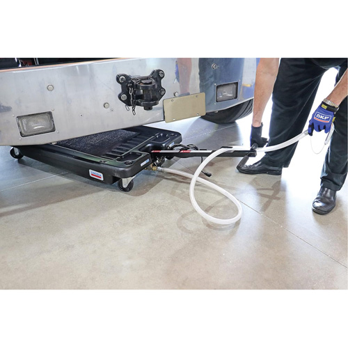 Drain pour camion &agrave; profil bas avec pompe &eacute;lectrique Equipment World