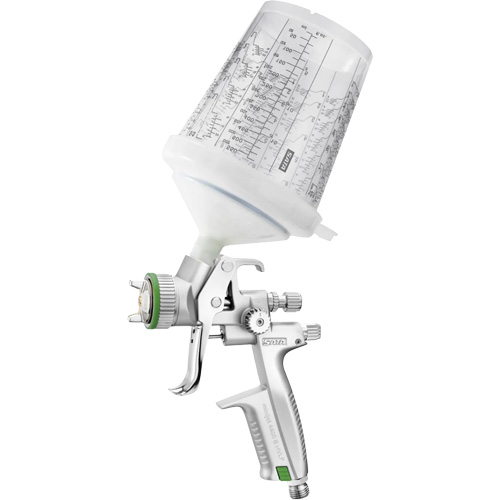 4400 B HVLP 1.0 SR 0.3 L RPS Premium Paint Spray Gun for Spot Repairs in Automotive Finishes, 1/4" NPT Air Inlet, 4.24 CFM, 0.3 L Capacity, 0.14 PSI Equipment World