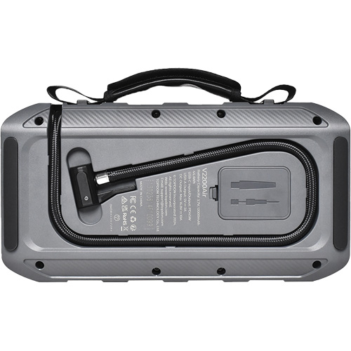 V2200Air 2-en-1: d&eacute;marreur de secours de 1200 A de pointe et gonfleur de pneus Equipment World